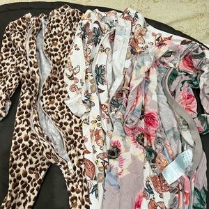 3 Baby Footie PJs